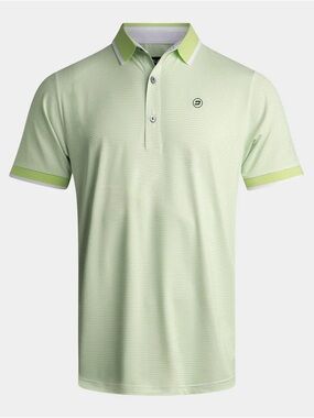 Druids STRIPE POLO - LIME